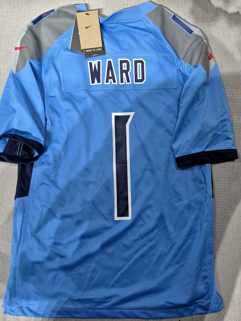 Nike NFL Tennessee Titans Cam Ward #1 Game Jersey — Men's Medium